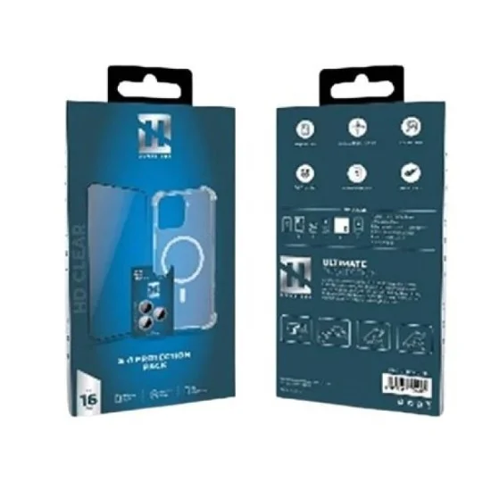 Protection Pack I Phone16 Pro 3In1 Elephant Horn - Clear